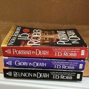 J.D Robb trio of books